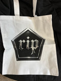 the RIP hive hexagon logo bag